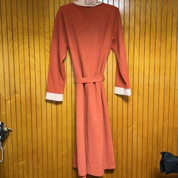 Alta Lencería robe size 6 in like a rust and cream color - Picture 3 of 5